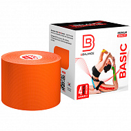 Кинезио тейп Bio Balance Tape Premium Quality 5см х 5м оранжевый.